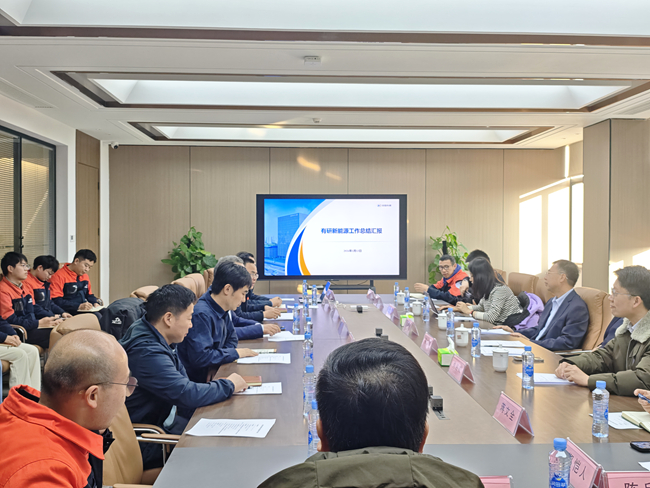 中国有研党委书记、董事长赵晓晨一行调研有研新能源