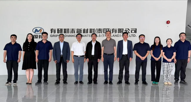 中国有研党委书记、董事长赵晓晨一行调研有研粉材（泰国）公司
