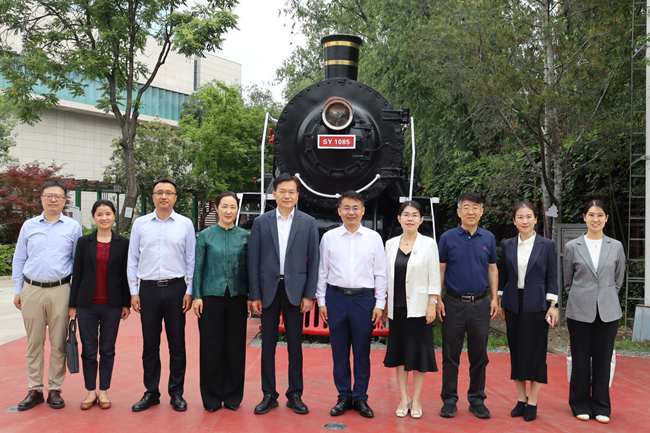 中国有研党委副书记黄倬一行拜访中国铁道科学研究院